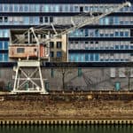 machine industrielle sur chantier